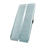 Rampa transportable de aluminio - carga máxima 300kg.1250x770.RAMP125