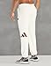 Adidas Mens Future Icon 3-Bar Pants Wonder White Small