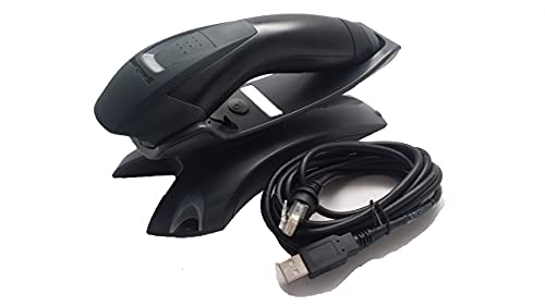 Honeywell Voyager 1202G 1D Single-Line Wireless Bluetooth Laser Barcode Scanner, Including Charge & Communications Base, Battery and USB Cable (9.8 ft./3m) (Renewed)
