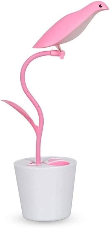 Desk Lamp Reading Light Desk Light Reading Lamp Bird Shape Desk Lamp LED Table Lamp, USB Can Be Charged Eye Protection Learn Small Lamp Read Energy Saving Lamp Office Lamp Study Lamp (Color : Blue)