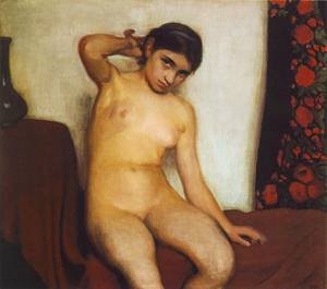 Peinture à l'huile Gipsy Girl 1912 Istvan Reti 12x16 pouces pour décoration murale salon
