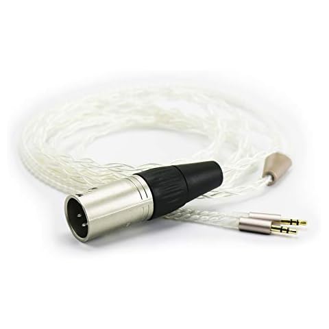 Ablet Cable de alta fidelidad con 4 pines XLR balanceado macho a doble macho de 2,5 mm Cover
