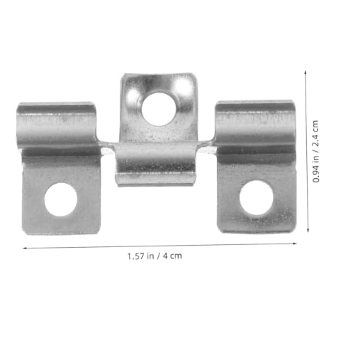 Fixations pour terrasse espacement réduit Tofficu clips planches 100pcs - 3