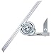 INSIZE 2372-360 Protractor, 0 Degree - 360 Degree, Graduation 5
