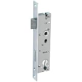 ABUS - Einsteckschloss für Rohrrahmentür ESR PZ LR Z 30 92 24-61746, Silber