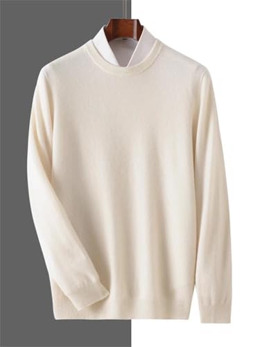 Men's Basic Cashmere O-Neck Winter Cashmere Smart Casual Clothing Solid Color Soft Sweater2