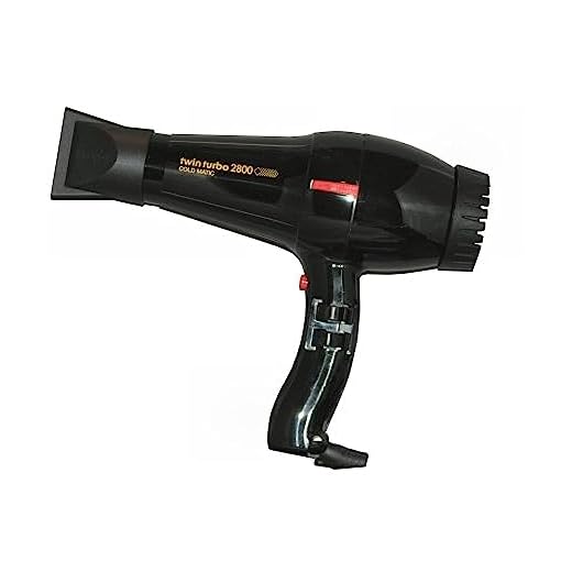 Turbo Power Twinturbo 2800 Coldmatic Hair Dryer, Black, 1 Count