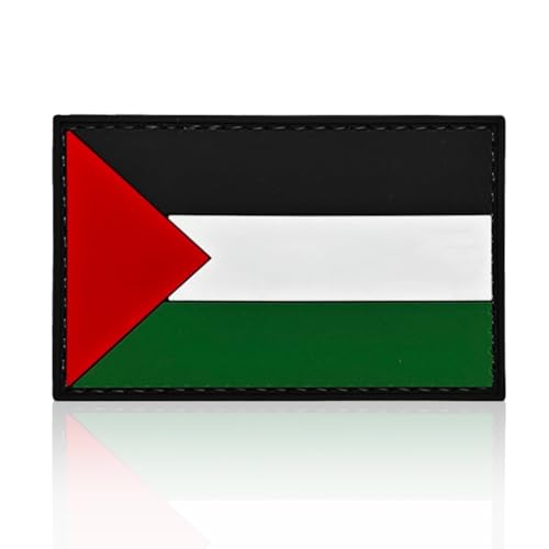 VPOUERY Parches Bandera de Palestina Parches Bordados para Ropa Parches Países y Banderas de Palestina Parches para Mochilas (Bandera)