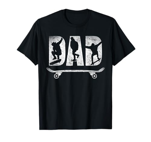 Skater Dad Father's Day Skateboard T-Shirt