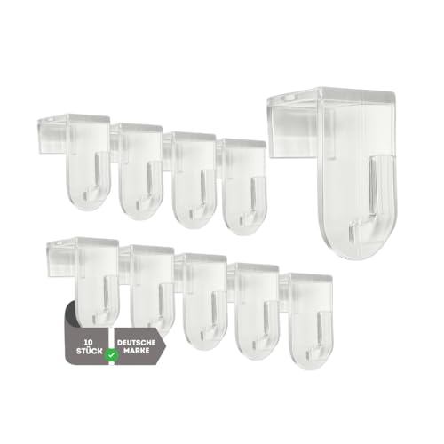 De-Plastik Fensterhaken | Dekohaken - Aufhänger | Transparent |...