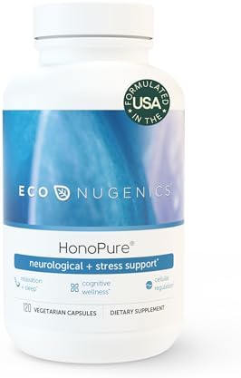 ecoNugenics - HonoPure - 120 Capsules | Professionally Formulated with 98% Pure Honokiol | Supports Cellular, Neurological & Cognitive Health | Safe, Effective & Highly Regarded Antioxidant