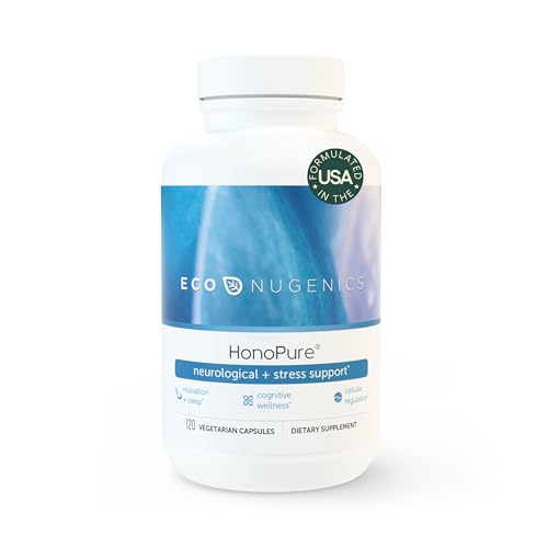 ecoNugenics - HonoPure - 120 Capsules | Professionally Formulated with 98% Pure Honokiol | Supports Cellular, Neurological & Cognitive Health | Safe, Effective & Highly Regarded Antioxidant
