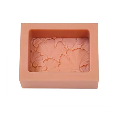 Greatmold Beautiful Flower Diy Soap Mold Leaves Handmade Flower Rectangle Soap Making Mold Silicone Floral Molds For Scented Candle Cake Mousee Resin Art Crafts Mould #TOP2