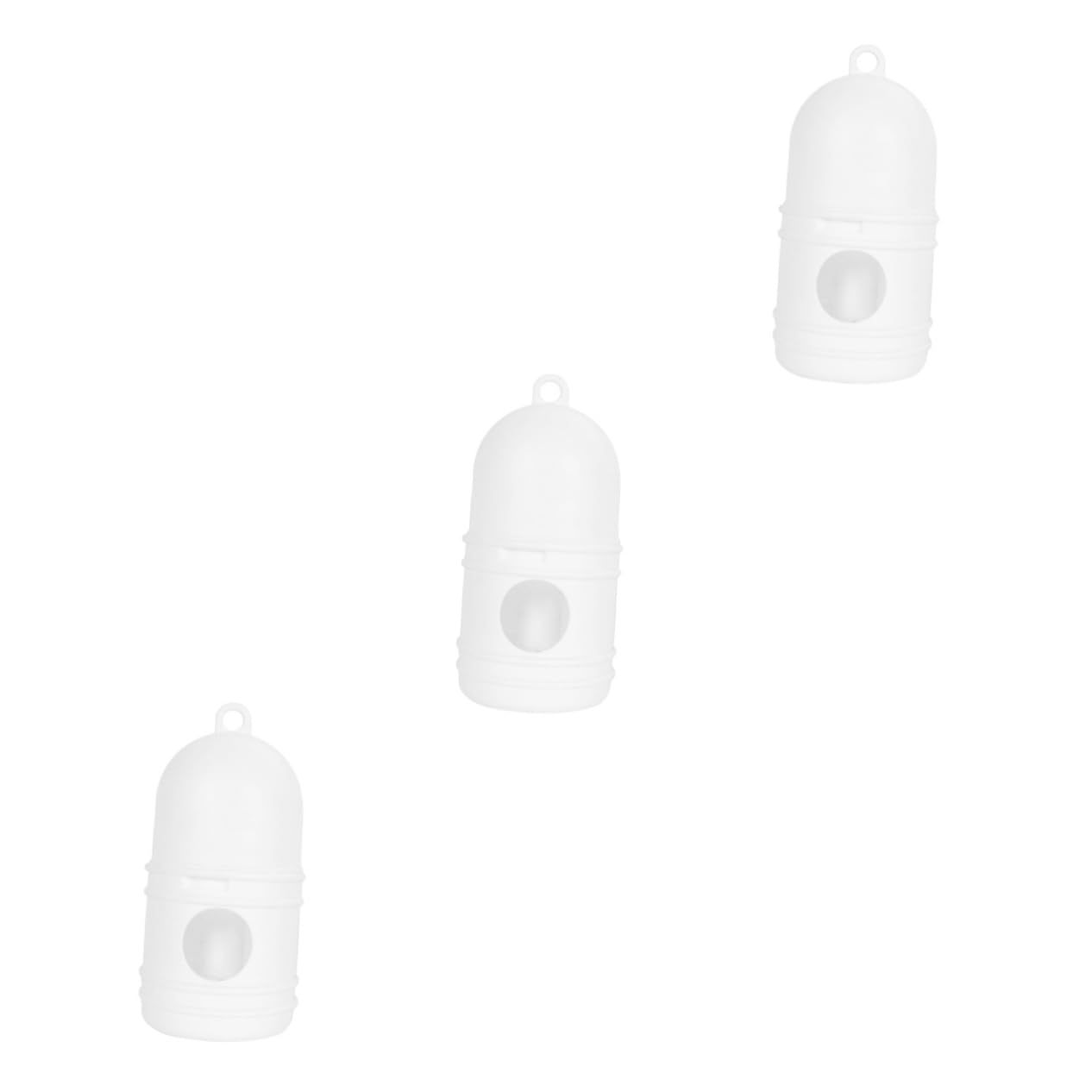 Mipcase 3 Pcs Bird Drinking Cup Pigeons Water Pot Bird Waterer for Cage 1l Capacity Plastic