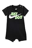 Nike Infant Boys Just Do It Romper Black 6 Months