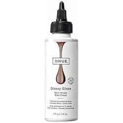 dpHUE Glossy Glaze, Dark Brown - In-Shower Liquid Hair Gloss for Luminous Shine & Sheer Color - Paraben, SLS & SLES Sulfate Free - Leaping Bunny Certified