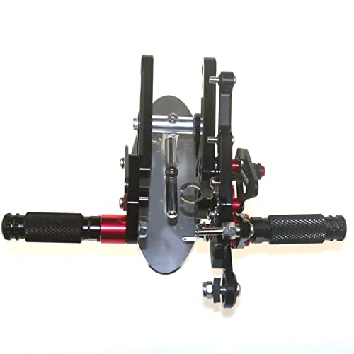 Repose-Pieds Moto CNC Réglable avec commandes reculées pour Yamaha R6 - 7