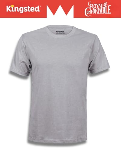 Image of Kingsted T-Shirts for Men Pack - Royally Comfortable - Super Soft Premium Fabric - Well-Crafted Classic Tee