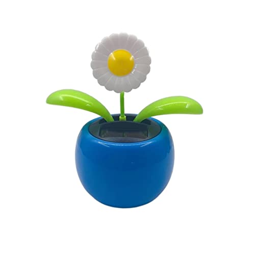 DIGUCFH Giocattolo Fiorito Danzante a energia Solare Adatto for Auto Decorazioni for la casa Fiore Rosa annuendo Figura Giocattolo Giocattolo Auto dahsboard Decorazione Auto Display Interno