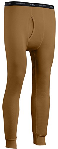 ColdPruf Mens Expedition Base Layer Pant, Coyote Brown, Small