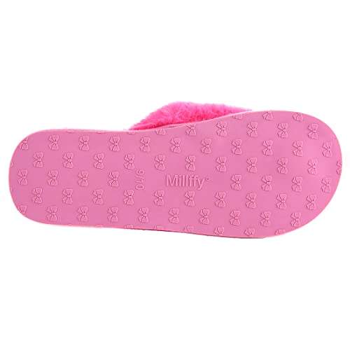 Girls Fluffy flip Flop Slippers for Women Indoor Outdoor Thong Slippers for Summer Ladies Bedroom Slippers4