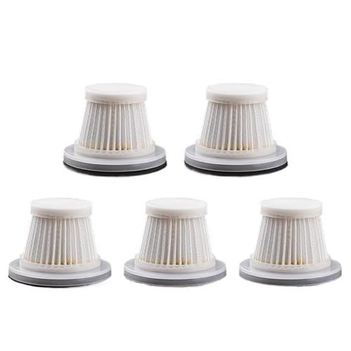 車用掃除機 フィルター コードレス掃除機 洗えるフィルター 再利用可能なフィルターエレメント ハンドヘルド掃除機アクセサリー 携帯便利掃除機(5pcs)