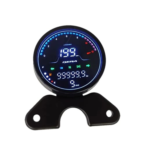 Compteur de vitesse moto multifonctionnel universel et tachymètre rond pour Italika TC 250