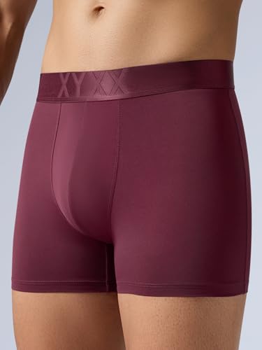 Image of XYXX Men's Rev Tactel Elastane Stretch Solid Trunks with No Marks Waistband & 8X Quick Dry