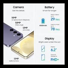 Image of Samsung Galaxy S24 Snapdragon 5G (Amber Yellow, 256 GB) (8 GB RAM)