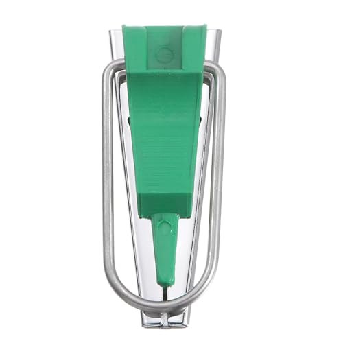 QUARKZMAN Biais Ruban Fabricant Trousse 6mm Simple et Double Plié Tissu Biais Reliure Fabricant Coudre Outil pour Tissu Piquage Couture Artisanat DIY, Vert