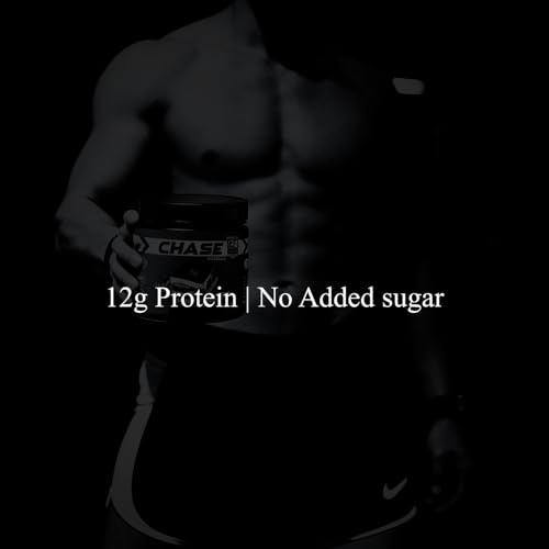 Image of Chase High Protein Peanut Butter Creamy 400g | With Isolate Whey & 120g Protein in Jar | 12g Per Serve | Cookie Crumbs Flavour with Chunks | Healthy Nut Butter Spread for Breakfast, Fitness, Gym