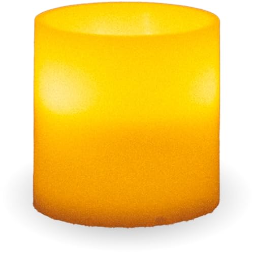 newgarden - DOLO Bougie décorative à piles, lumière LED effet flamme pour table, piles non incluses. Conçue en Espagne. Plusieurs finitions (plastique (trois mèches)