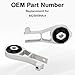 QCESEV Rear Engine Motor Mount Compatible with 2015-2018 Jeep Renegade, 2016-2018 Fiat 500X 2.4L Auto Trans Replacement for 68258599AA