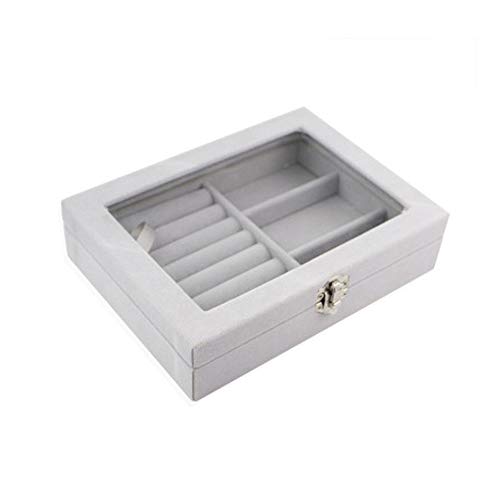 ysister Sieradendoos, Ring Tray, Ringen Display Box, Opbergkoffer voor ringen, Flanel Opbergdoos Organizer voor Sieraden… - Image 5