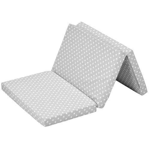 Alvi Reisebettmatratze 60x120cm faltbar | Faltmatratze mit Tragetasche | Dicke Matratze 6 cm | Klappmatratze | Bezug abnehmbar | Kern aus Kaltschaum Alvi Reisebettmatratze 60x120cm faltbar | Faltmatratze mit Tragetasche | Dicke Matratze 6 cm | Klappmatratze | Bezug abnehmbar | Kern aus Kaltschaum
