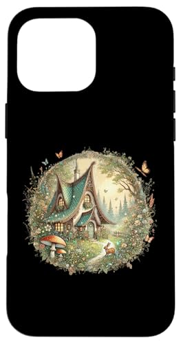 Cottagecore ���Ƃ��b �t�H���X�g �R�e�[�W �o�j�[ �h���[���X�P�[�v �X�}�z�P�[�X iPhone 16 Pro Max �p