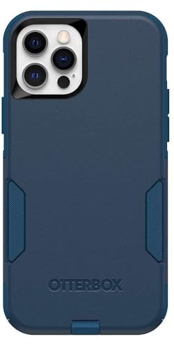 Image of OtterBox iPhone 12 & iPhone 12 Pro Commuter Series Case - Blue | Thin & Protective iPhone Case, Dual-Layer, Impact Absorbing iPhone Case