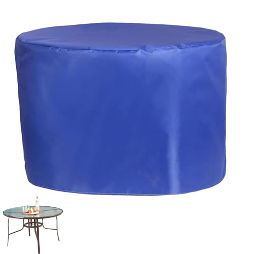 Housse de protection ronde imperméable bâche table de jardin Oxford 420D résistante aux UV