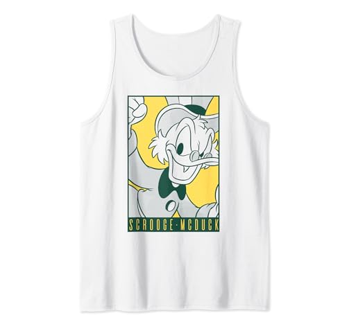Débardeur Scrooge McDuck original DuckTales, t-shirt sans manches imprimé BD.