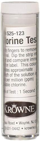 Culinary Depot 25-123 Krowne Chlorine Test Strips (100 Piece)