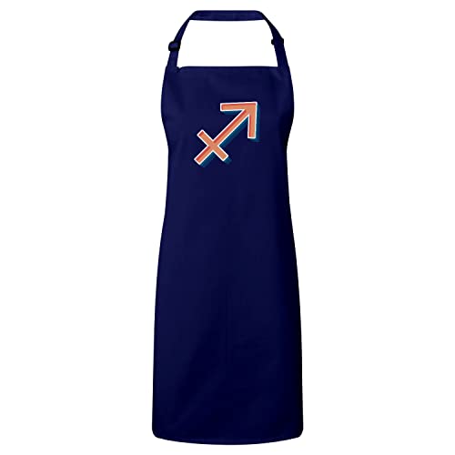 Tablier cuisine Sagittaire navy pour cuisiner avec style au quotidien