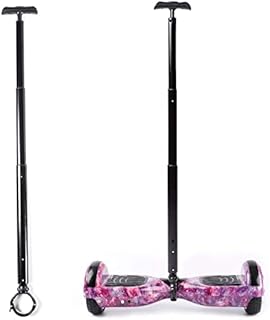60cm-110cm Extendable Aluminium Hover Board Balance Pole Handle Strut - Strong Alloy Locking Design - Stent Rod For Hover Balance Board Scooter Beginner Control Your Hoverboard Like a Pro 6.5" Clasp