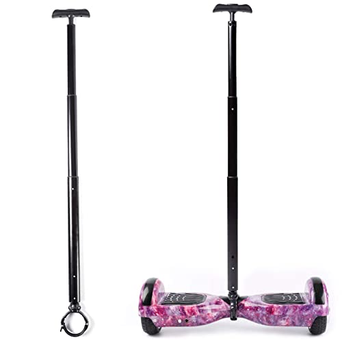 60cm-110cm Extendable Aluminium Hover Board Balance Pole Handle Strut - Strong Alloy Locking Design - Stent Rod For Hover Balance Board Scooter Beginner Control Your Hoverboard Like a Pro 6.5" Clasp