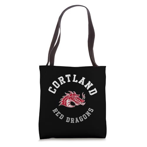 Bolso tote retro SUNY Cortland Red Dragons miniatura 1