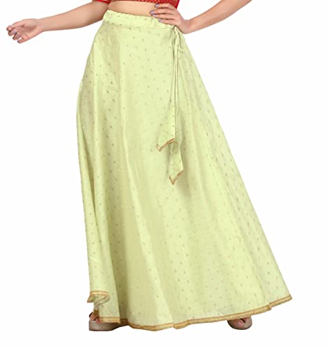 Image of Studio Shringaar Women's Polyester Maxi Skirt