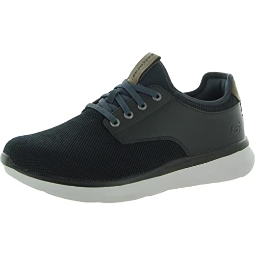 Skechers Men's Slip On Shoe Navy/Black (Navy/Black, 9.5)