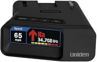 Uniden R7 EXTREME LONG RANGE Laser/Radar Detector, Built-in GPS w/ Real-Time Alerts, Dual-Antennas Front & Rear w/Directional Arrows, Voice Alerts, Red Light Camera and Speed Camera Alerts