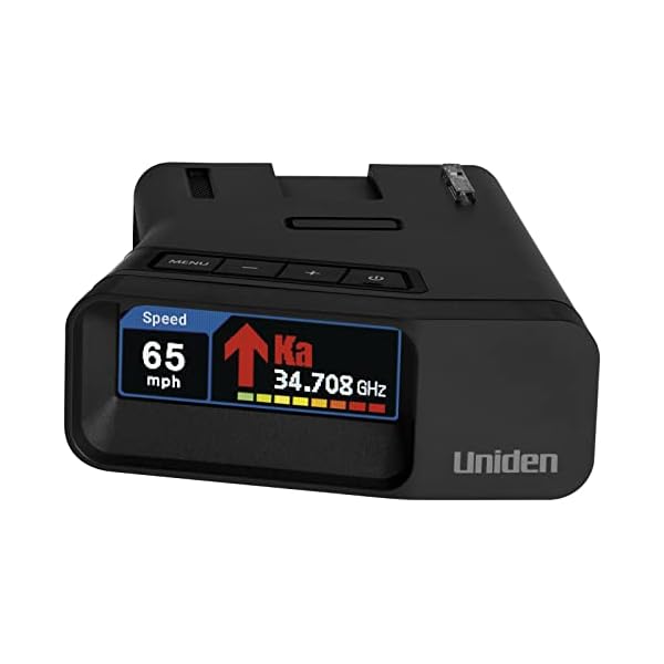 Uniden R7 EXTREME LONG RANGE Laser/Radar Detector, Built-in GPS, Real-Time Alerts, Dual-Antennas Front & Rear w/Directional Arrows, Voice Alerts, Red Light and Speed Camera Alerts