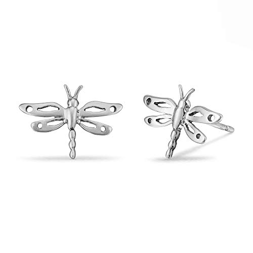 Boma-Jewelry-Sterling-Silver-Dragonfly-Insect-Stud-Earrings