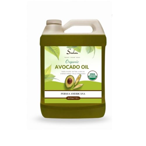 USDA Certified Organic Avocado Oil, Cold Pressed, Unrefined & Vir...